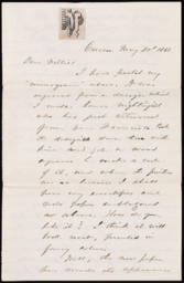 Letter from Henry R. Mighels to Nellie Verrill, May 20, 1866