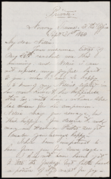 Letter from Louisa to Nellie Mighels, September 21, 1866  