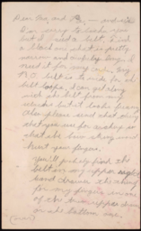 Letter to mother and father from Leland John Sparks