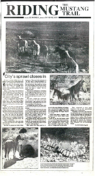 Newspaper Clipping, "City's sprawl closes in"