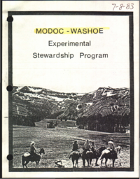 Modoc-Washoe Experimental Stewardship Program