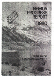 1980 Nevada Progress Report