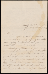 Letter from Nellie Verrill to Henry R. Mighels, June 18, 1865