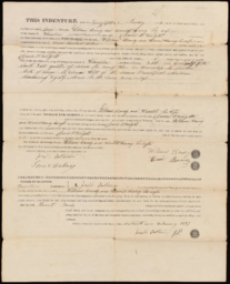Bond of indenture between William and Harriet Bandy and David F. Knight