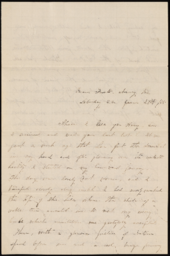 Letter from Nellie Verrill to Henry R. Mighels, July 29, 1865