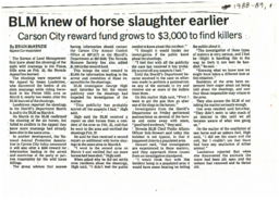 1988-1989 horse killings