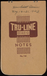 Humboldt Basin field notes, 1943
