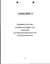 Surprise Resource Area - Appendix 8