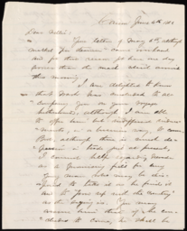 Letter from Henry R. Mighels to Nellie Verrill, June 4, 1866