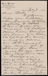 Letter to Charles M. Sparks, likely from his father John Sparks