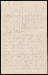 Letter from Nellie Verrill to Henry R. Mighels, September 27, 1865