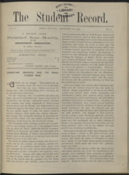 The Student Record, 1893-12-28