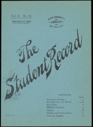 The Student Record, 1895-02-15