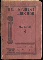 The Student Record, 1901-05-01