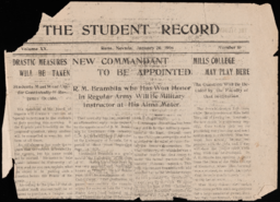 The Student Record, 1904-01-26