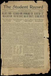 The Student Record, 1905-01-29