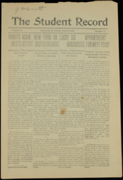 The Student Record, 1905-03-09