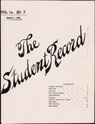 The Student Record, 1897-01-01