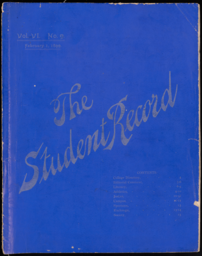 The Student Record, 1899-02-01