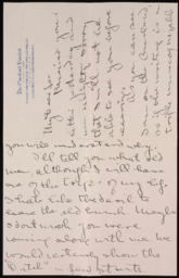 Letter to Leland J. Sparks from J. E. S. (Jack)