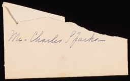 Marriage announcement sent to Charles M. Sparks from Joseph Marzen Jr.