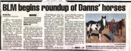 Bureau of Land Management begins roundup of Dann's horses