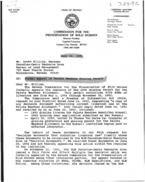 Commission appeal grazing decision and Bureau of Land Management response