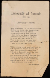 University of Nevada hymn