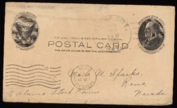 Postcard addressed to Charles M. Sparks from Dick
