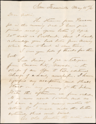 Letter from Henry R. Mighels to Nellie Verrill, May 15, 1865