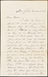 Letter from Henry R. Mighels to Nellie Verrill, March 12, 1865