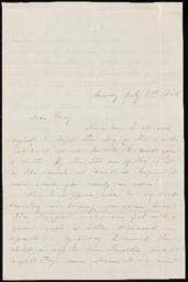 Letter from Nellie Verrill to Henry R. Mighels, July 8, 1866