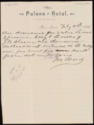 Promissory note 2 from John Sparks to J. W. Slaven