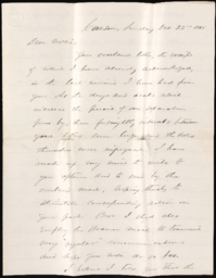 Letter from Henry R. Mighels to Nellie Verrill, October 22, 1865