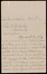 Letter to Charles M. Sparks from Ed. J. Kirwan