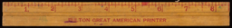 Ticket booklet for Golden Gate International Exposition and ruler belonging to Leland Sparks Jr.