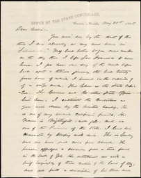 Letter from Henry R. Mighels to Nellie Verrill, May 28, 1865