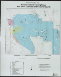 Horse use area and seasonal counts, Nevada Test and Training Range (NTTR)