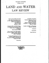 Land and Water Review