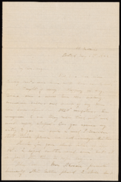 Letter from Nellie Verrill to Henry R. Mighels, May 6, 1866