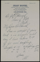 Letter to Dr. Church from Al Preston 5