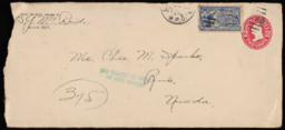 Letter and envelope to Charles M. Sparks from B. G. McBride, 6