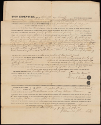 Bond of indenture between Charles and Mary Elisa Brewer and David F. Knight