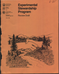 Experimental Stewardship Program-Review Draft