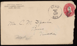 Letter and envelope to Charles M. Sparks from B. G. McBride, 7