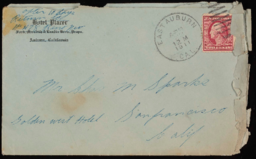 Letter and envelope to Charles M. Sparks from Bill Peckham, 1