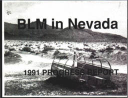 Progress Report, Bureau of Land Management In Nevada