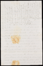 Letter from Mollie to Nellie Mighels, August 12, 1866 
