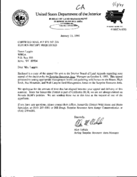 Alan Uchida letter of explanation