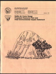 Proposed Nellis Air Force Range resource plan, final environmental impact statement